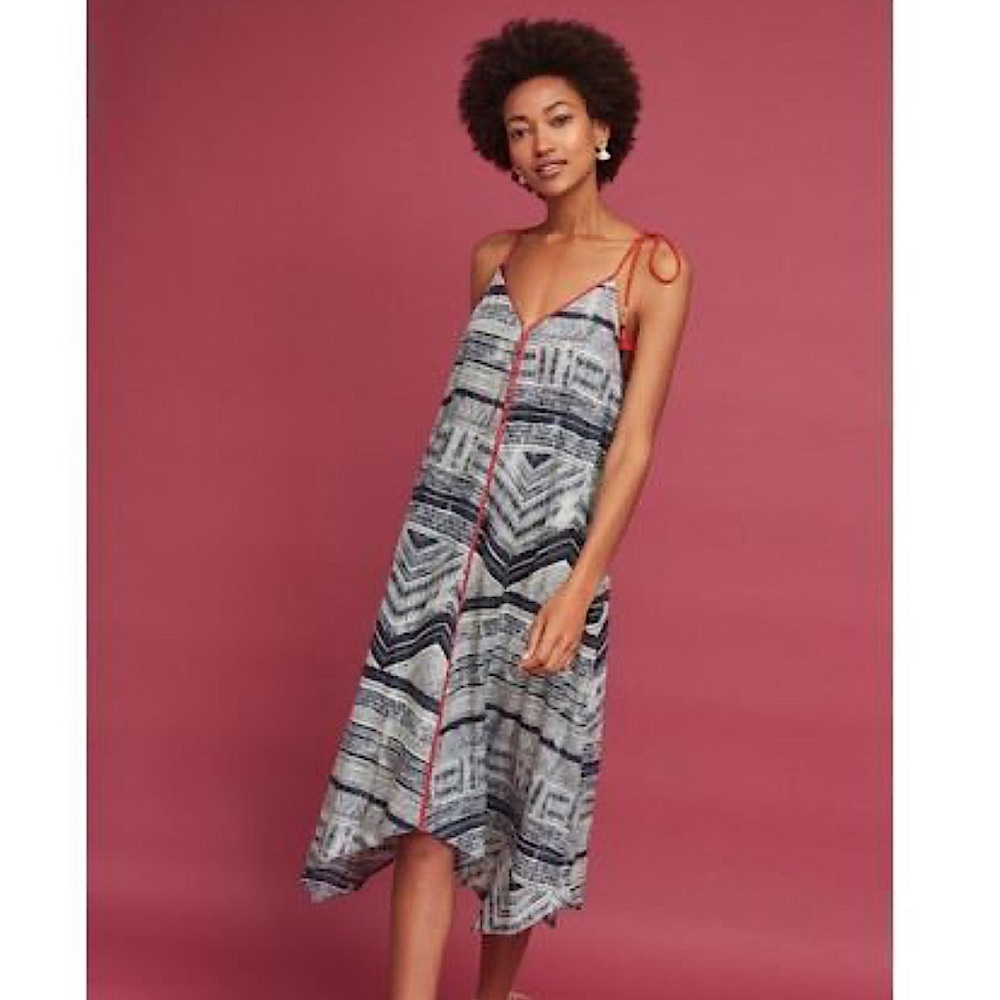 AKEMI + KIN by ANTHRO Navy Maxi w/ Red Trim SZ M